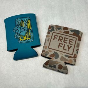 NEW Free Fly Koozies Can Cooler Coozies Set Pair